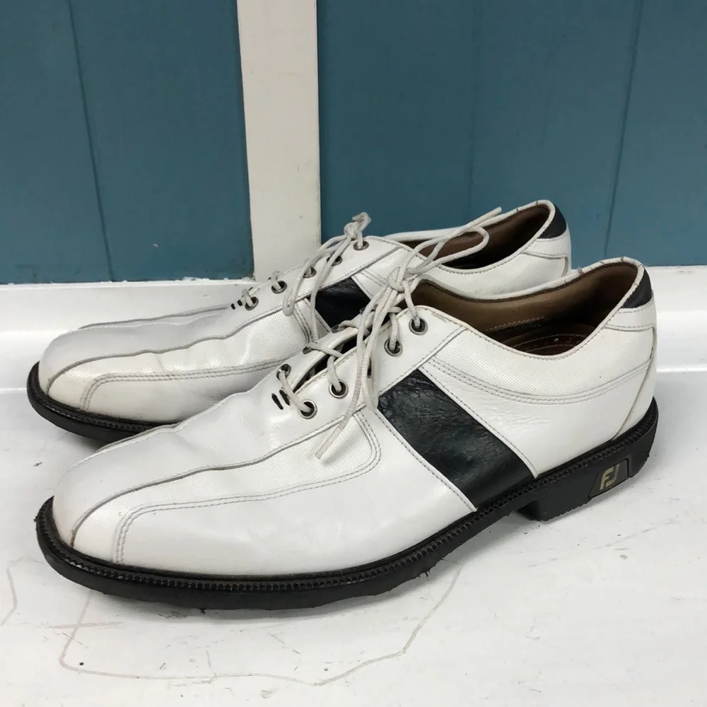FOOTJOY ICON SHOES GOLF CLEATS US MENS 9.5M~‎ 52070